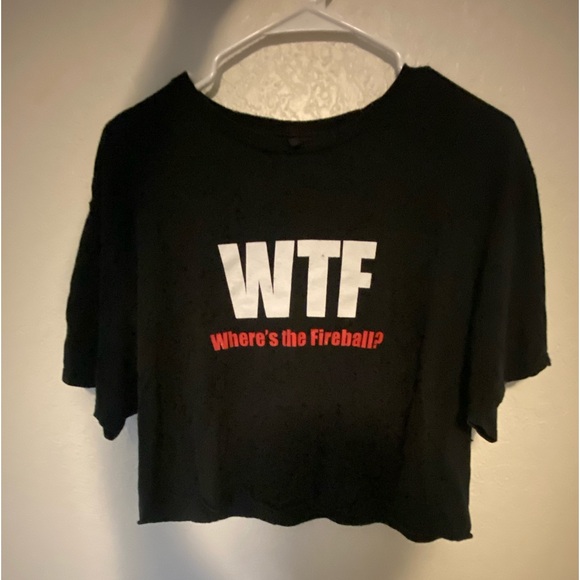 Fireball Cropped Tee - Picture 2 of 2